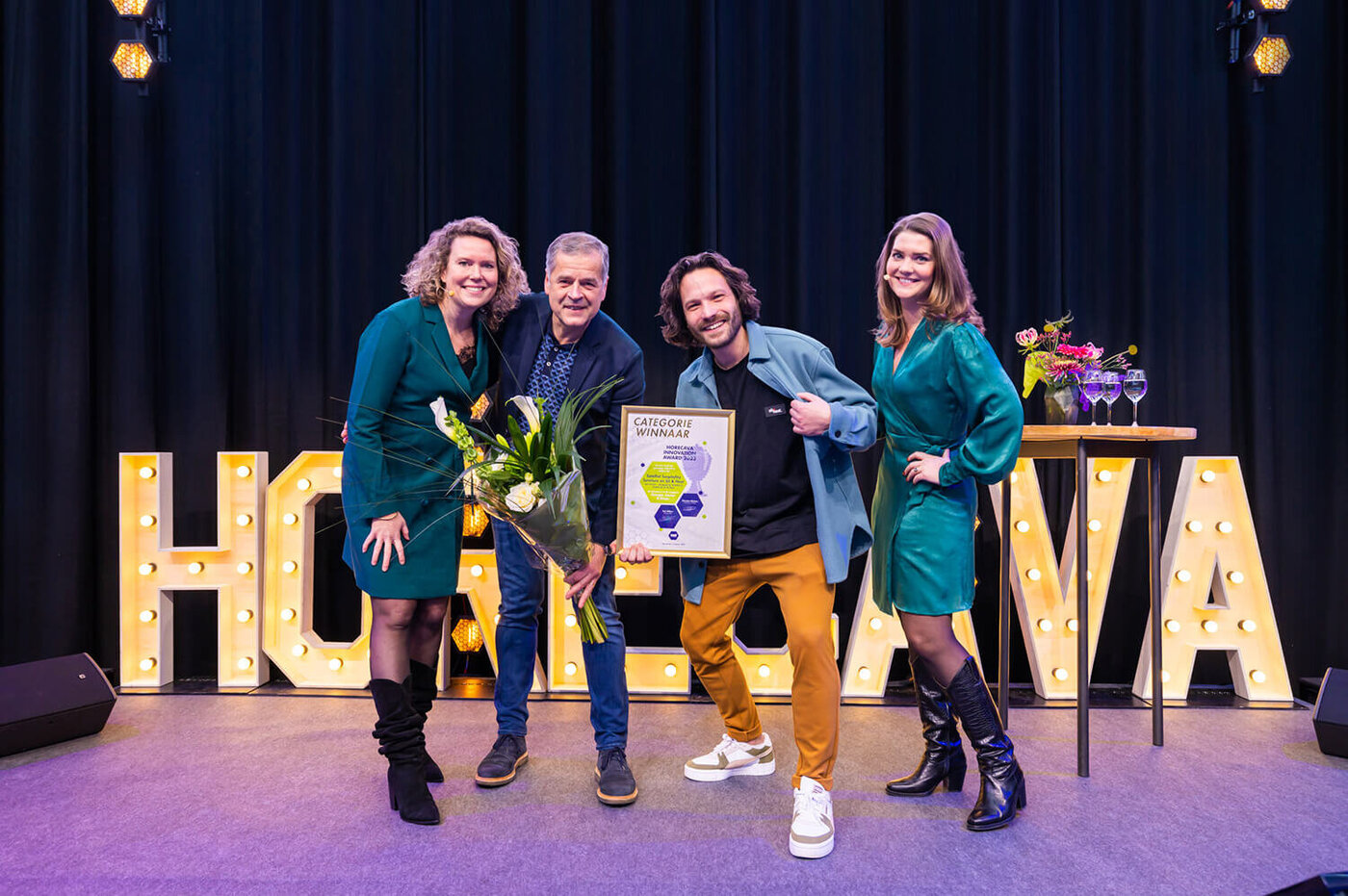 Horecava Innovation Award voor verwarmde Celsius terrasstoel