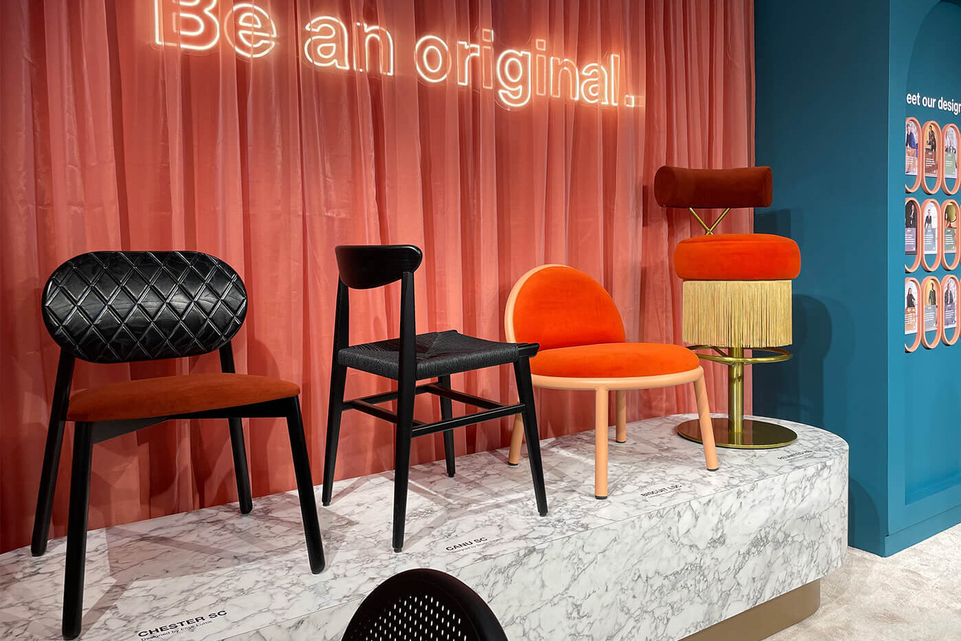 De stand van Satelliet Originals tijdens Design District '23