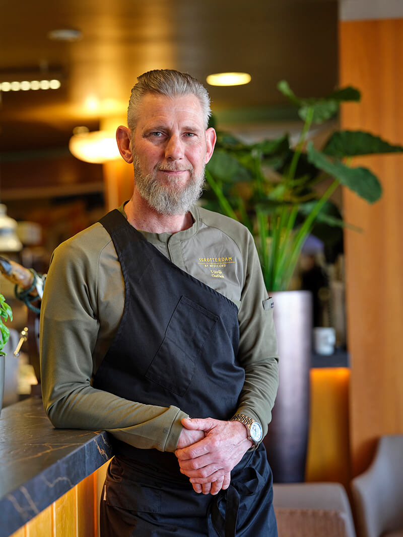 Tony Strijk, chef-kok Club Room, SS Rotterdam